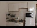 Apartementen Snjeza - 80 m from beach: A1 Studio (4), A2 Apartman (2+2) Vir - Riviera Zadar  - Appartement - A1 Studio (4): keuken