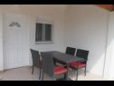 Apartementen Snjeza - 80 m from beach: A1 Studio (4), A2 Apartman (2+2) Vir - Riviera Zadar  - Appartement - A2 Apartman (2+2): terras