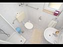 Apartementen Mladen - family friendly & amazing location: A1(5), A2(2), A3(3+1) Vrsi - Riviera Zadar  - Appartement - A3(3+1): badkamer met toilet