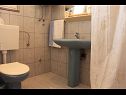 Apartementen en kamers Jagoda - comfy and cozy : A1 Lijevi (3+2), A2 Desni (3+2), R1(4) Zadar - Riviera Zadar  - Appartement - A2 Desni (3+2): badkamer met toilet