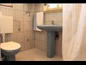 Apartementen en kamers Jagoda - comfy and cozy : A1 Lijevi (3+2), A2 Desni (3+2), R1(4) Zadar - Riviera Zadar  - Appartement - A2 Desni (3+2): badkamer met toilet