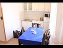 Apartementen en kamers Jagoda - comfy and cozy : A1 Lijevi (3+2), A2 Desni (3+2), R1(4) Zadar - Riviera Zadar  - Appartement - A2 Desni (3+2): keuken en eetkamer
