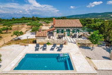 Vakantiehuizen Diana - pool and terrace: H(4+1) Pucisca - Eiland Brac  - Kroatië 