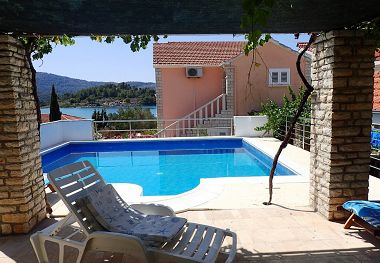 Vakantiehuizen Gradina 1 - private pool: H(10+2) Baai Gradina (Vela Luka) - Eiland Korcula  - Kroatië 