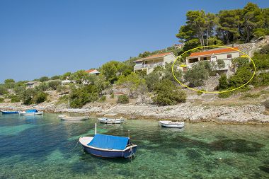 Vakantiehuizen Villa Bistrana - 15m from sea: H(4) Baai Tankaraca (Vela Luka) - Eiland Korcula  - Kroatië 