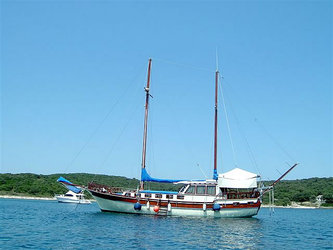 Zeilboot - Gulet Ilario (code:CRY 303) - Opatija - Kvarner  - Kroatië 