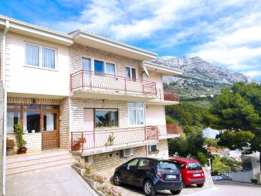 Apartementen Rozari - family friendly & sea view: A1-Ivana (6+2) Brela - Riviera Makarska 