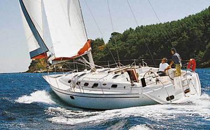 Zeilboot - Dufour Gib Sea 43 (code:PLA 510) - Krvavica - Riviera Makarska  - Kroatië 