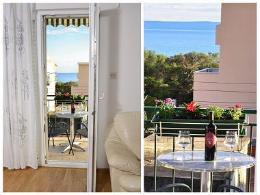 Apartementen Zrine - comfortable with a balcony: A1(2+2) Makarska - Riviera Makarska 