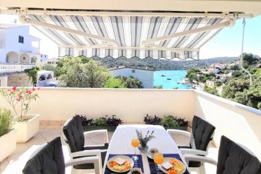 Apartementen Garden - sea view: A1(4) Sevid - Riviera Trogir 