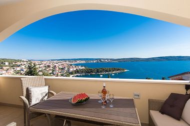Apartementen Marijan - beautiful view: A1(6) Trogir - Riviera Trogir 