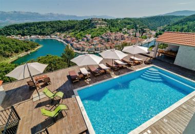 Apartementen Luce - pool and view: A1(6+2) Novigrad - Riviera Zadar 
