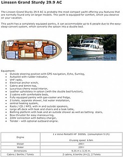 Motorboot - Linssen Grand Sturdy 29,9 AC (code:TOR 19) - Zadar - Riviera Zadar  - Kroatië 