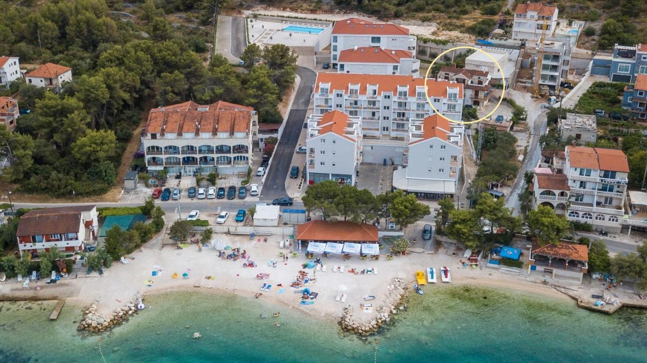 Apartementen Boris - 30 m from beach : A1(6+2) Arbanija - Eiland Ciovo 